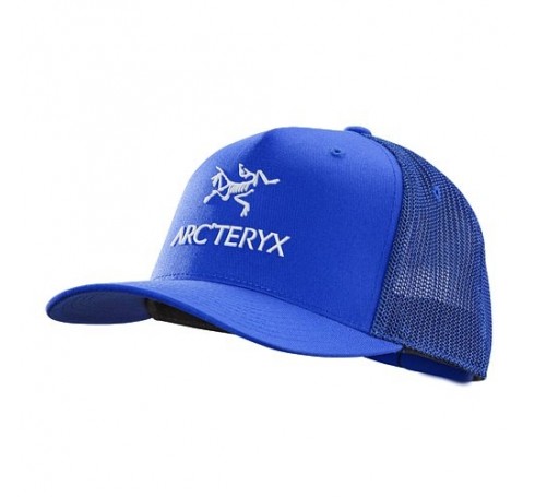 Arc'teryx Logo Trucker Hat  Accessoires Blauw