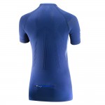 Lightning Pro SS Zip Tee W Dames Shirts & Tops Blauw