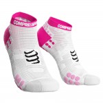 Compressport Racing Socks V3.0 Run Lo  Socks Wit-roze