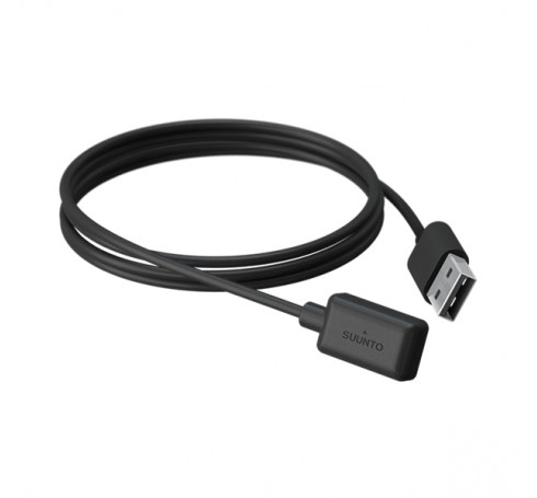 Suunto Magnetic Black USB Cable  Trailrunning Zwart