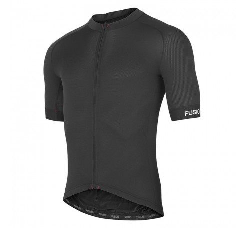 Fusion SLi Cycling Jersey U Uni Shirts & Tops Zwart