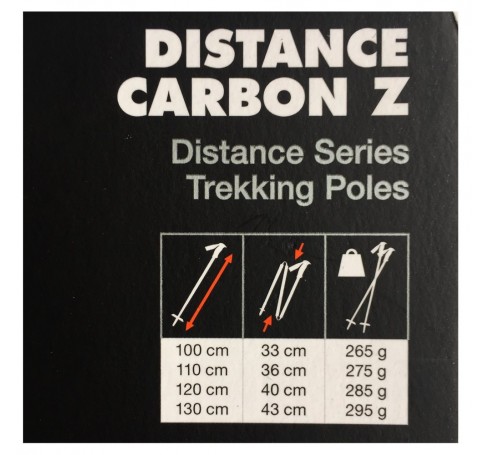 Black Diamond Distance Carbon Z  Trailrunning Zwart