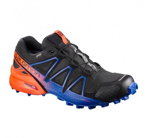 Speedcross 4 GTX LTD M Men Shoes Zwart-blauw - Trailrunshop