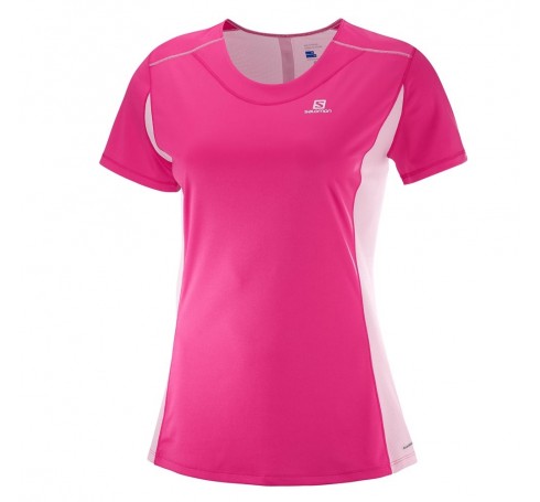 Agile Heather Tee W Dames Shirts & Tops Roze  
