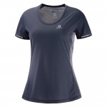 Agile SS Tee W Women Shirts & Tops Donker grijs