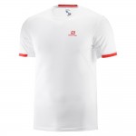 Agile + SS Tee M Heren Shirts & Tops Wit  
