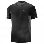 Agile + SS Tee M Men Shirts & Tops Zwart