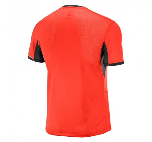 Agile + SS Tee M Men Shirts & Tops Rood-zwart
