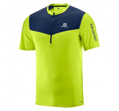 Fast Wing HZ SS Tee M Heren Shirts & Tops Lime