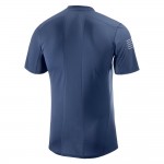 Fast Wing SS Tee M Heren Shirts & Tops Donker blauw