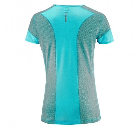 Trail Runner SS Tee W Dames Shirts & Tops Licht blauw