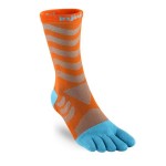 Injinji W Ultra Run Crew Women Socks Oranje-blauw