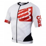 Compressport Cycling On/Off Shirt Heren Shirts & Tops Wit  