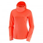 Agile LS Hoodie W Women Shirts & Tops Oranje