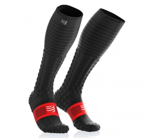 Compressport Full Socks Race & Recovery Uni Compression Zwart