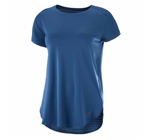 Comet Breeze Tee W Dames Shirts & Tops Blauw