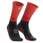 Compressport MID Compression Socks Uni Compression Zwart-rood