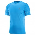 Agile SS Tee M Heren Shirts & Tops Licht blauw