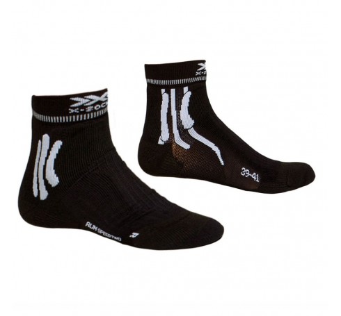 X Socks Run Speed Two W Women Socks Zwart