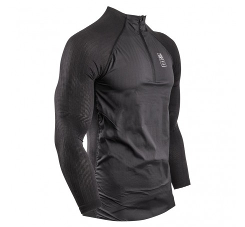 Compressport Hybrid Pullover Men Shirts & Tops Zwart