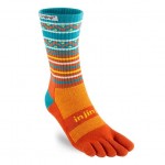 Injinji Trail Midweight Crew  Socks Oranje-blauw
