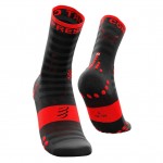 Compressport PRS V3.0 UL Run High   Socks Zwart-rood