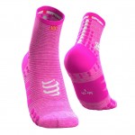 Compressport Pro Racing Socks V3.0 Run High  Socks Roze  
