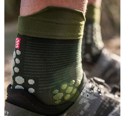 Compressport Pro Racing Socks V3.0 Trail  Sokken Groen
