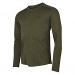 Fusion M C3 LS Shirt Heren Shirts & Tops Groen