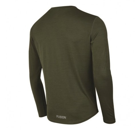 Fusion M C3 LS Shirt Men Shirts & Tops Groen
