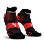 Compressport PRS V3.0 UL Run Low Uni Socks Zwart-rood