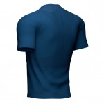 Compressport Trail HZ Fitted SS Top M Heren Shirts & Tops Blauw
