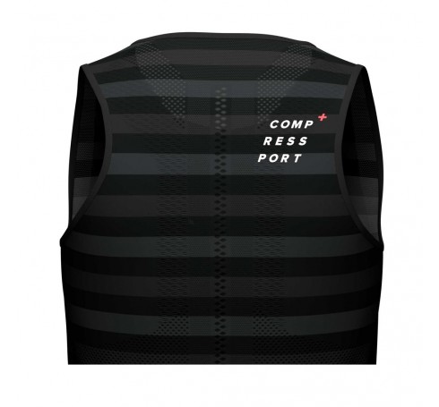 Compressport Pro Racing Singlet M Heren Shirts & Tops Zwart
