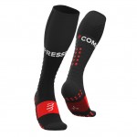 Compressport Full Socks Run Uni Sokken Zwart