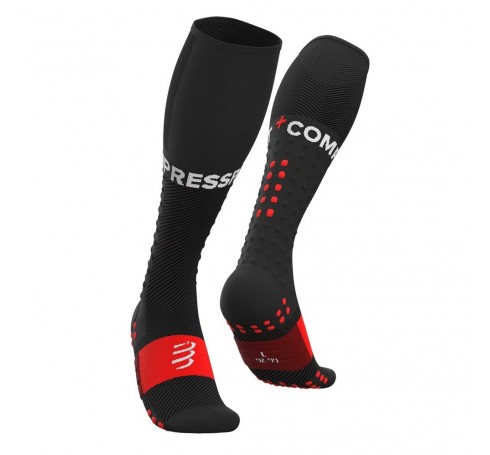 Compressport Full Socks Run Uni Sokken Zwart