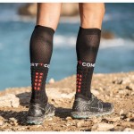Compressport Full Socks Run Uni Socks Zwart