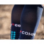 Compressport Full Socks Run Uni Compressie Blauw