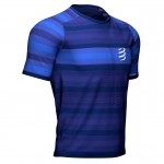 Compressport Racing SS T-Shirt M Heren Shirts & Tops Blauw