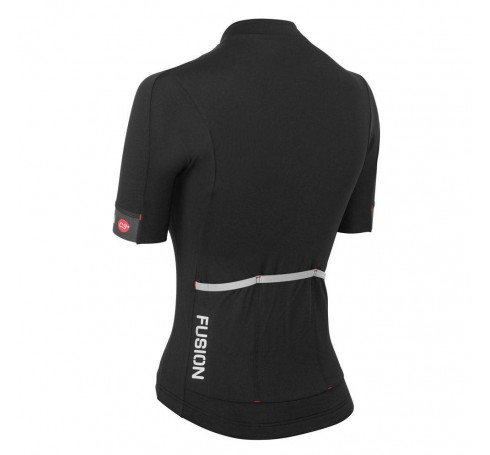 Fusion WMS C3+ Cycling Jersey Dames Shirts & Tops Zwart
