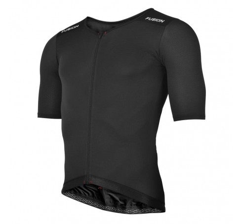 Fusion SLi Cycling Jersey  Heren Shirts & Tops Zwart