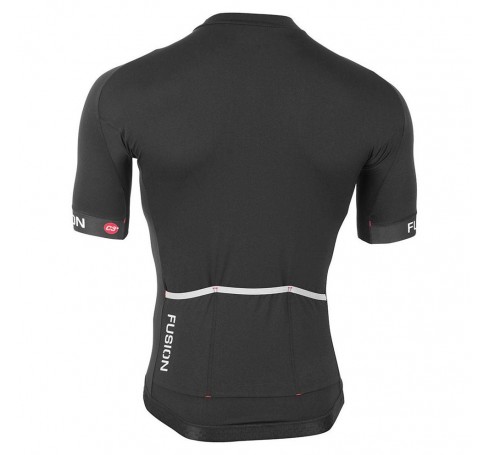 Fusion M C3+ Cycling Jersey Men Shirts & Tops Zwart