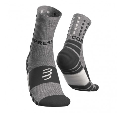 Compressport Shock Absorb Socks Uni Sokken Grijs
