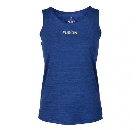 Fusion WMS C3 Singlet Women Shirts & Tops Blauw