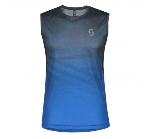 Scott Trail Run Tank M Heren Shirts & Tops Blauw