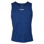 Fusion C3 Singlet Uni Shirts & Tops Blauw