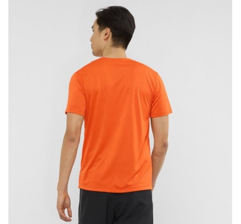 Agile Graphic Tee M Men Shirts & Tops Oranje
