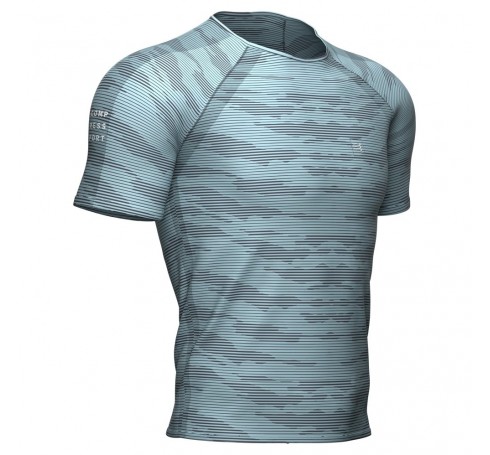 Compressport Training SS T-Shirt M Heren Shirts & Tops Blauw