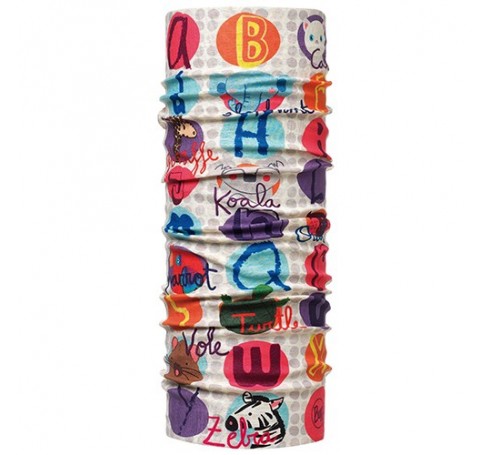 Buff Baby Original Buff Zoo Letters  Trailrunning Multicolor