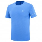 Agile SS Tee M Men Shirts & Tops Licht blauw