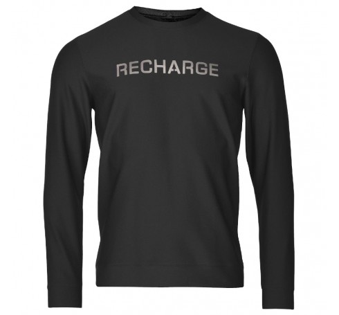 Fusion Recharge Sweatshirt Heren Shirts & Tops Zwart